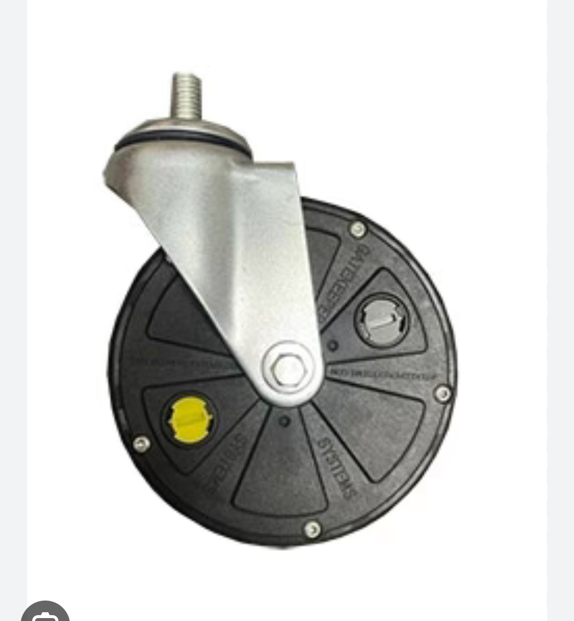 Gatekeeper cart containment caster wheel